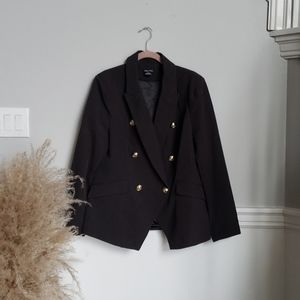 City Chic Double Breasted Blazer